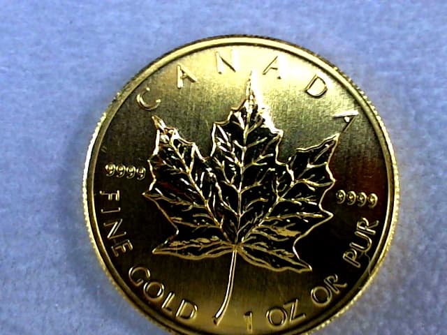 メイプルリーフ金貨の買取実績　【石巻店/宮城県/石巻市】 宮城県石巻市にあるザ・ゴールド 石巻店の画像1