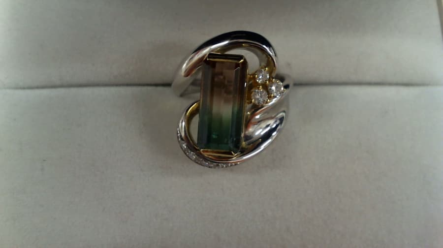 トルマリンリング　買取実績　【古川店／宮城県／大崎市】 宮城県大崎市にあるザ・ゴールド 古川店の画像1