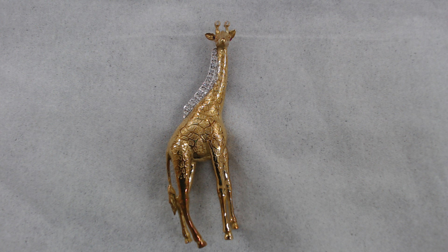 K18ジラフブローチの買取実績【古川店／宮城県／大崎市】 宮城県大崎市にあるザ・ゴールド 古川店の画像1