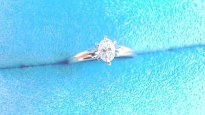 オーバルダイヤリング【古川店】 宮城県大崎市にあるザ・ゴールド 古川店の画像1