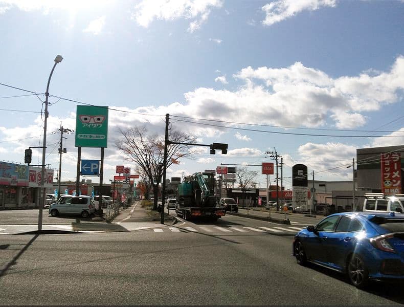 松島方面からお越しの場合