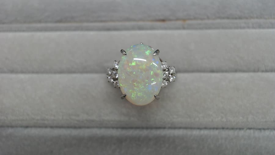 プラチナ900オパールリングの買取実績【利府店/宮城県/宮城郡利府町】 宮城県宮城郡にあるザ・ゴールド 利府店の画像1