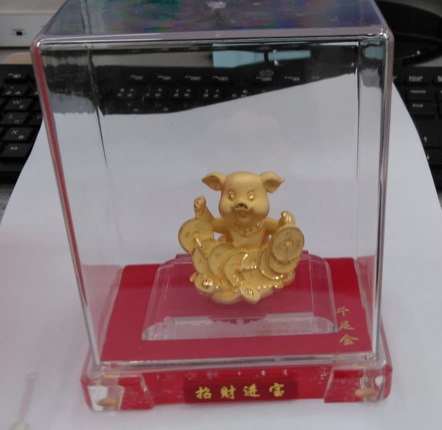 千足金置物の買取実績【柴田店/宮城県/柴田郡】 宮城県柴田郡にあるザ・ゴールド 柴田店の画像1