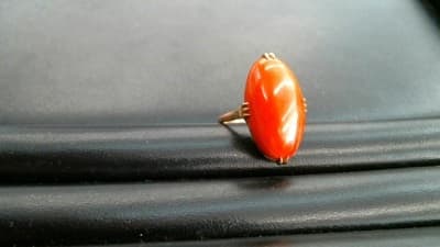 18金 色石付きリング 宮城県柴田郡にあるザ・ゴールド 柴田店の画像1