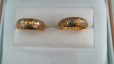 18金ペアリング【柴田店】 宮城県柴田郡にあるザ・ゴールド 柴田店の画像1