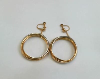 18金プラチナ900製イヤリング【仙台中田店】 宮城県仙台市にあるザ・ゴールド 仙台中田店の画像1