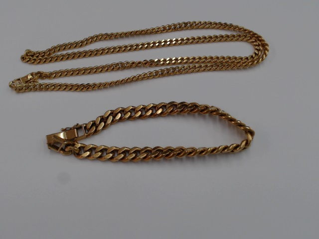 18金喜平ネックレスとブレスレットの買取実績【仙台中田店/宮城県/仙台市】 宮城県仙台市にあるザ・ゴールド 仙台中田店の画像1