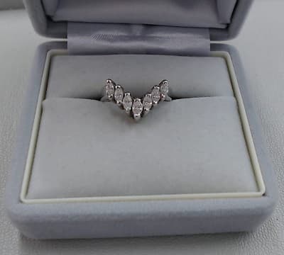 プラチナ850製ダイヤモンド付きリング【仙台中田店】