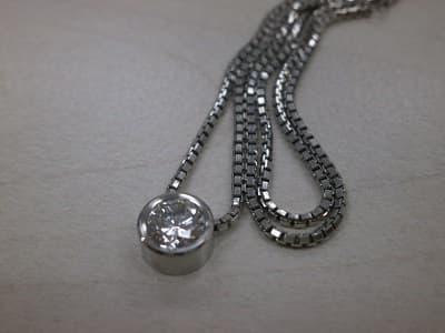 ダイヤ　ネックレス【八戸湊高台店】 青森県八戸市にあるザ・ゴールド 八戸湊高台店の画像1