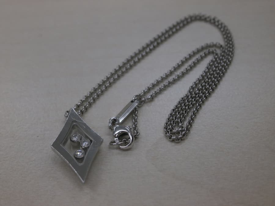 プラチナ850　ダイヤ付きネックレスの買取実績【八戸湊高台店/青森県/八戸市】 青森県八戸市にあるザ・ゴールド 八戸湊高台店の画像1