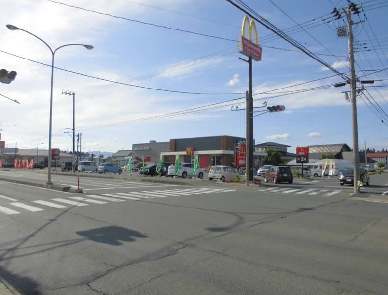 国道4号線でお越しの場合