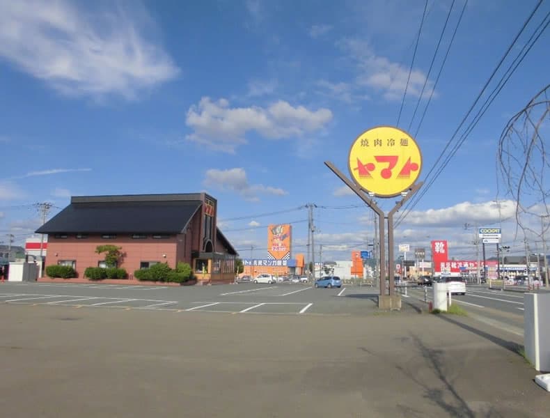 秋田方面からお車でお越しの場合