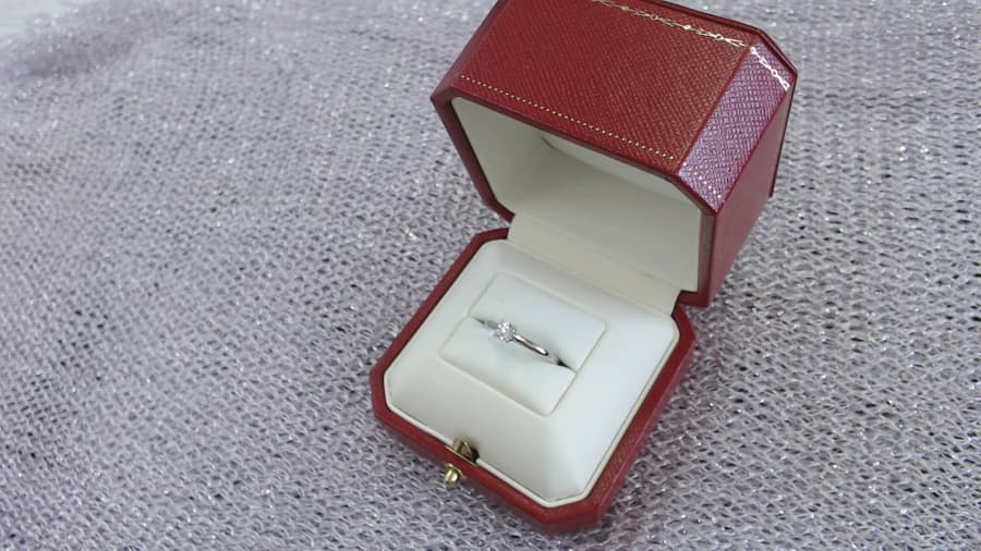 カルティエ　ダイヤリングの買取実績　【北上インター店／岩手県／北上市】 岩手県北上市にあるザ・ゴールド 北上インター店の画像1