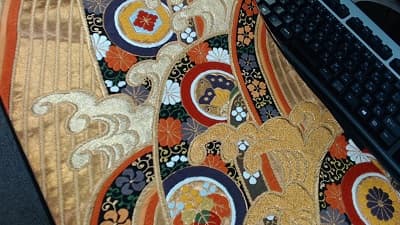 河合美術織物　帯　【盛岡北店】 岩手県盛岡市にあるザ・ゴールド 盛岡北店の画像1