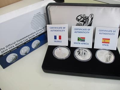 2010FIFA　ワールドカップ　記念コイン　【盛岡北店】 岩手県盛岡市にあるザ・ゴールド 盛岡北店の画像1