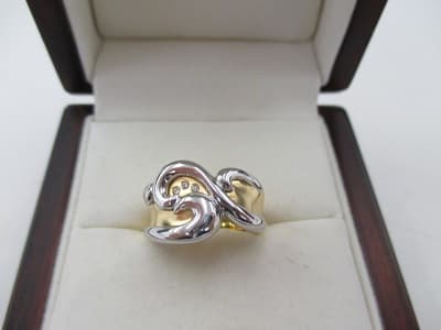 18金、プラチナ900コンビリング【帯広店】 北海道帯広市にあるザ・ゴールド 帯広店の画像1