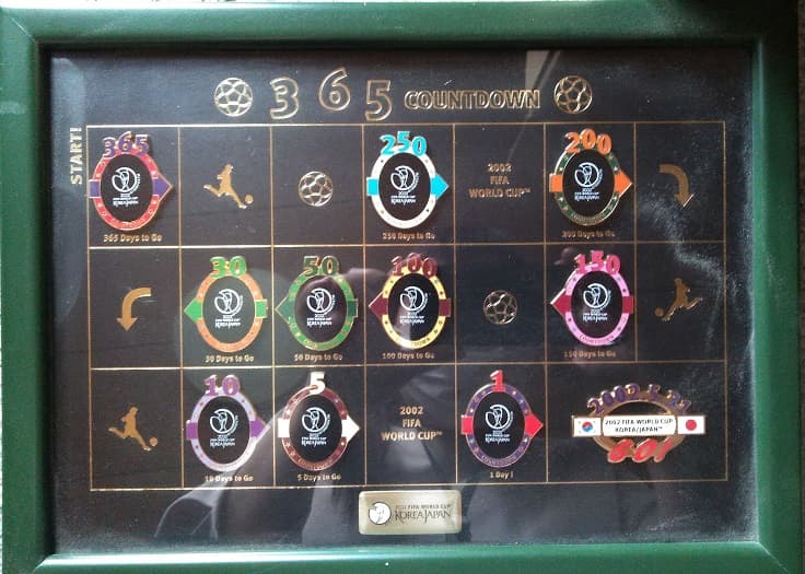 2002FIFAワールドカップ365カウントダウンエンブレムコレクションの買取実績【帯広店】