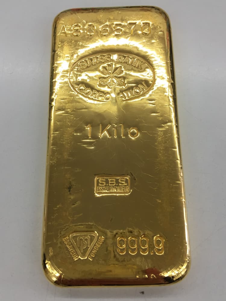 インゴット 1㎏ の買取実績 【北見店/北海道/北見市】 北海道北見市にあるザ・ゴールド 北見店の画像1