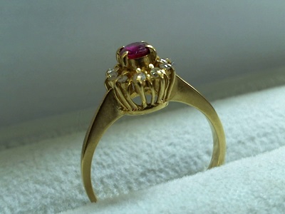 赤い素敵な石：ルビー　【北見店】 北海道北見市にあるザ・ゴールド 北見店の画像2