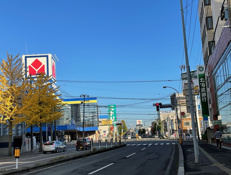 北斗市方面からお越しの場合