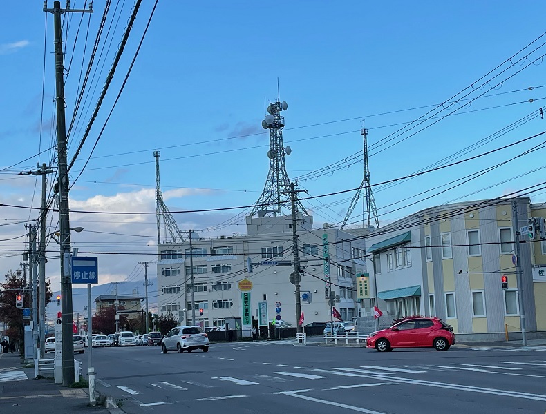 駅、五稜郭方面からお越しの場合