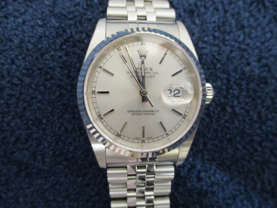 ロレックス　デイトジャストメンズの買取実績【札幌狸小路3丁目店/北海道/札幌市中央区】 北海道札幌市にあるザ・ゴールド 札幌狸小路3丁目店の画像1