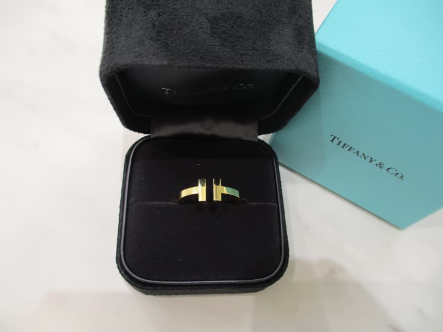 ティファニーTスクエアリングの買取実績【札幌狸小路3丁目店/北海道/札幌市中央区】 北海道札幌市にあるザ・ゴールド 札幌狸小路3丁目店の画像1