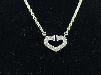 カルティエ　Cハートダイヤネックレス  【狸小路3丁目店】 北海道札幌市にあるザ・ゴールド 札幌狸小路3丁目店の画像1