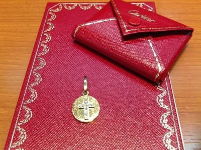 カルティエ　K１８　ダイヤ　チャーム　【狸小路3丁目店】 北海道札幌市にあるザ・ゴールド 札幌狸小路3丁目店の画像1