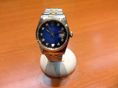 ロレックス　デイトジャスト　ブルーグラデーション【狸小路３丁目店】 北海道札幌市にあるザ・ゴールド 札幌狸小路3丁目店の画像1
