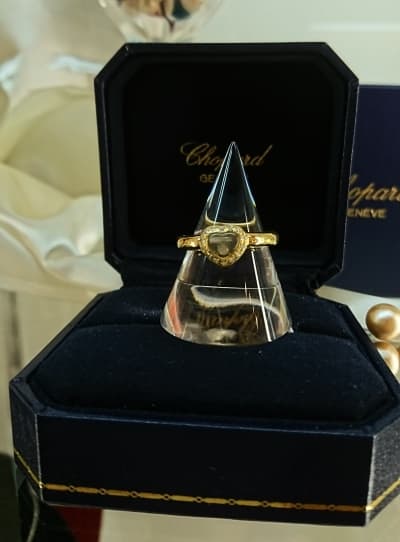 ショパール　ハッピーダイヤモンド　ハートリング　【発寒店】 北海道札幌市にあるザ・ゴールド 発寒店の画像1