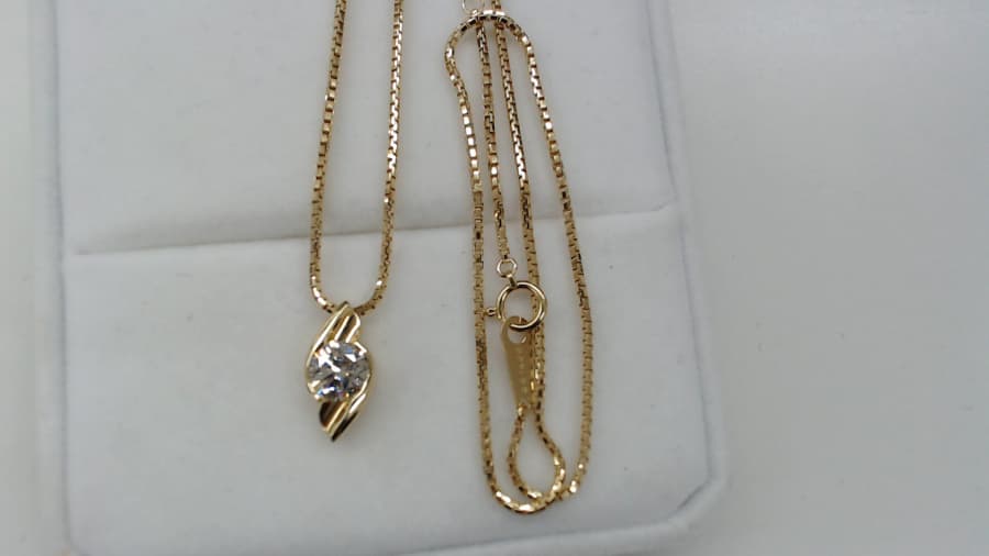 18金ダイヤモンドネックレス【発寒店/北海道/札幌市西区】