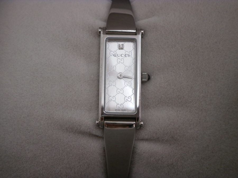 GUCCI　グッチ　レディース　クォーツ　バングルタイプ　腕時計　の買取実績【江別店/北海道/江別市】 北海道江別市にあるザ・ゴールド 江別店の画像1