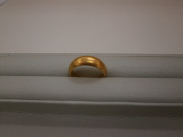 純金リングの買取実績【苫小牧店/北海道/苫小牧市】 北海道苫小牧にあるザ・ゴールド 苫小牧店の画像1