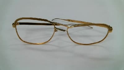 18金　メガネフレーム　【苫小牧店】 北海道苫小牧にあるザ・ゴールド 苫小牧店の画像1