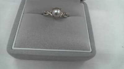 プラチナ900・パールつきリング　【苫小牧店】 北海道苫小牧にあるザ・ゴールド 苫小牧店の画像1
