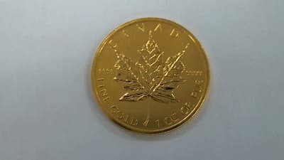 メイプルリーフ　１オンス金貨【苫小牧店】 北海道苫小牧にあるザ・ゴールド 苫小牧店の画像1