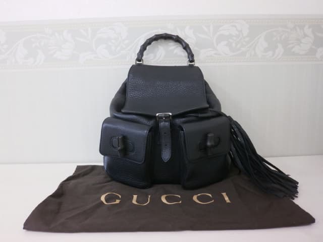 グッチ　バンブー フリンジ リュックサック 【元町店】 北海道札幌市にあるザ・ゴールド 元町店（※6/9に閉店いたしました）の画像1