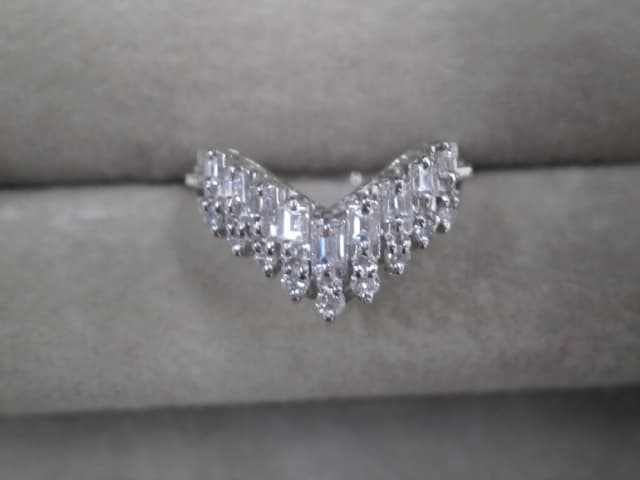 ステップカットダイヤモンドリングの買取実績【平岡/北海道/札幌市清田区】 北海道札幌市にあるザ・ゴールド 平岡店の画像1