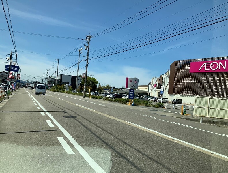 高岡方面からお越しの場合