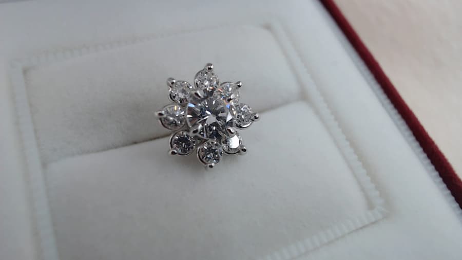 ダイヤ　タイピン【砺波中神店】 富山県砺波市にあるザ・ゴールド 砺波中神店の画像1