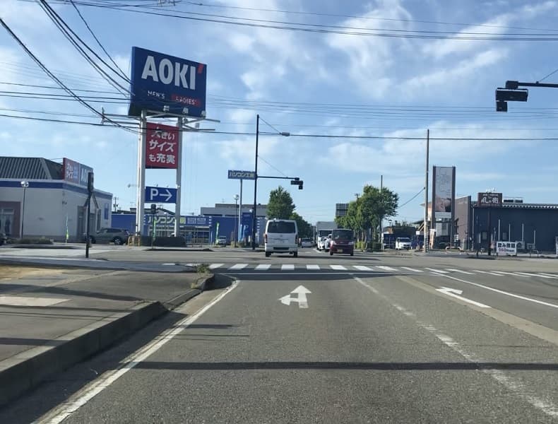 野々市方面からお越しの場合