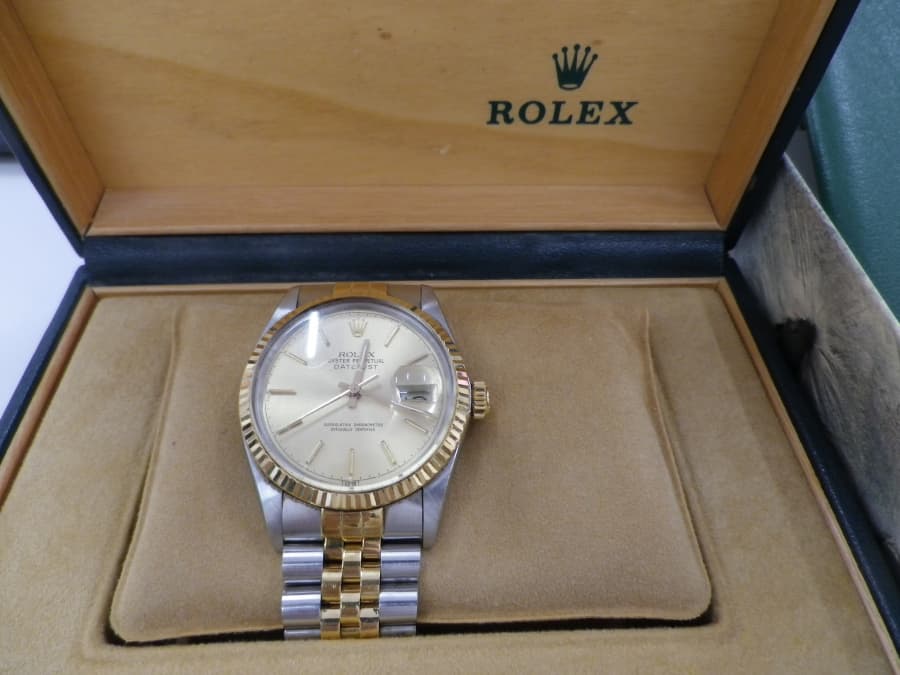 ROLEX デイトジャストの買取実績【御経塚店/石川県/金沢市】 石川県金沢市にあるザ・ゴールド 御経塚店の画像1