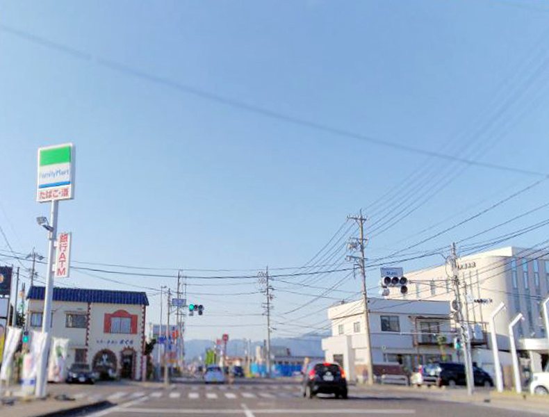 塩尻方面から車でお越しの場合