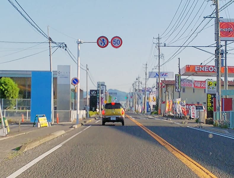 松本市内から車でお越しの場合