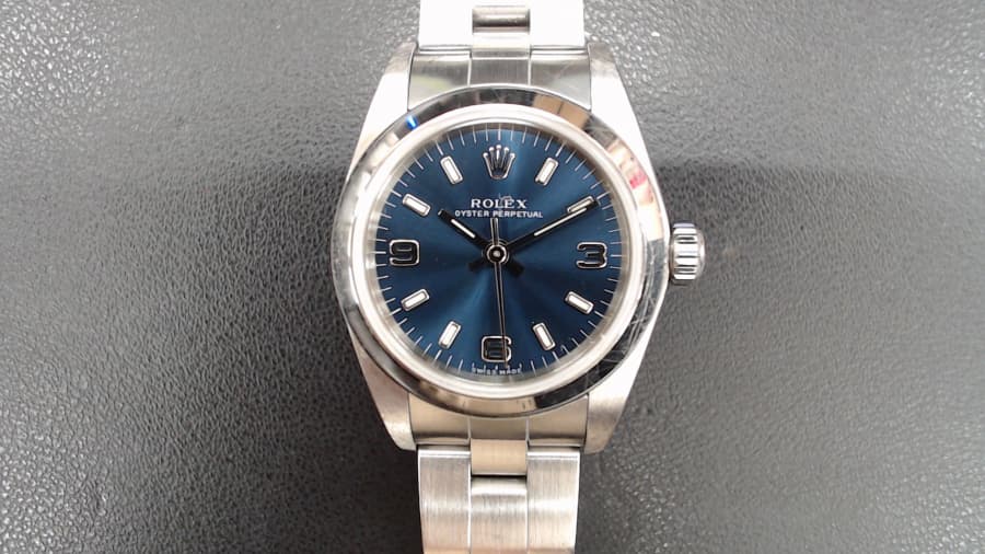 ロレックス　オイスターパーペチュアル　レディース　Ref.67180の買取実績【松本村井店/長野県/松本市】 長野県松本市にあるザ・ゴールド 松本村井店の画像1