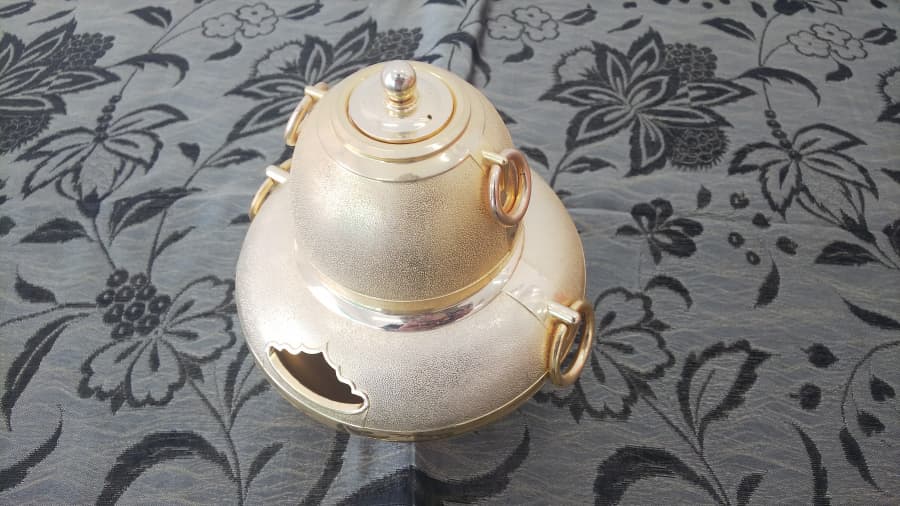 金メッキの茶釜の買取実績【松本村井店/長野県/松本市】