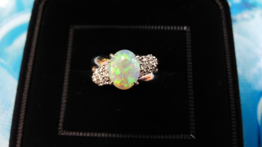 オパールのプラチナリングの買取実績【松本村井店/長野県/松本市】