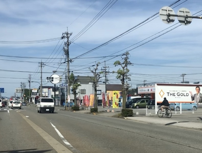 野々市方面からお越しの場合