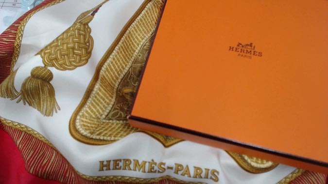 エルメス　スカーフ【金沢玉鉾店】 石川県金沢市にあるザ・ゴールド 金沢玉鉾店の画像1